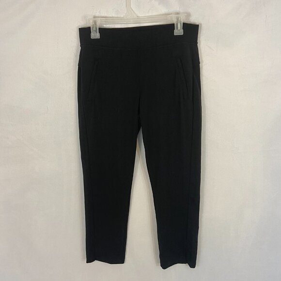 Athleta Women's Capri Leggings Size S (30 x 24) Black Pockets Stretch - Picture 1 of 7